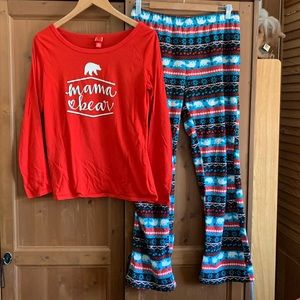 Christmas Pajama Set “Mama Bear”